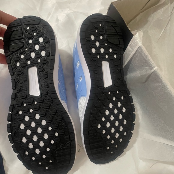 Adidas White and Light Blue Running Shoes - Picture 8 of 16